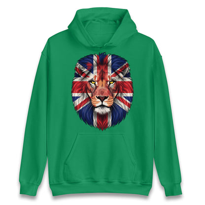 St George Flag Lion Hoodie
