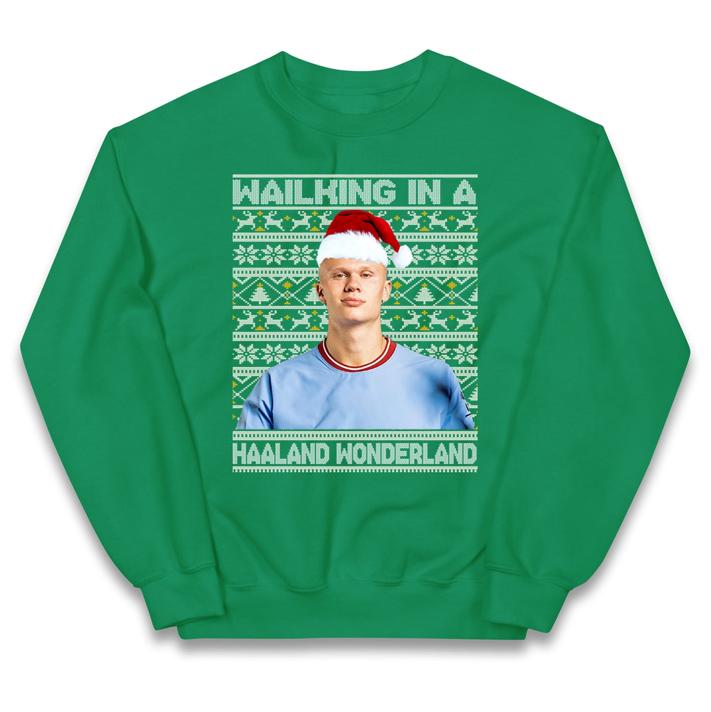 erling haaland christmas jumper