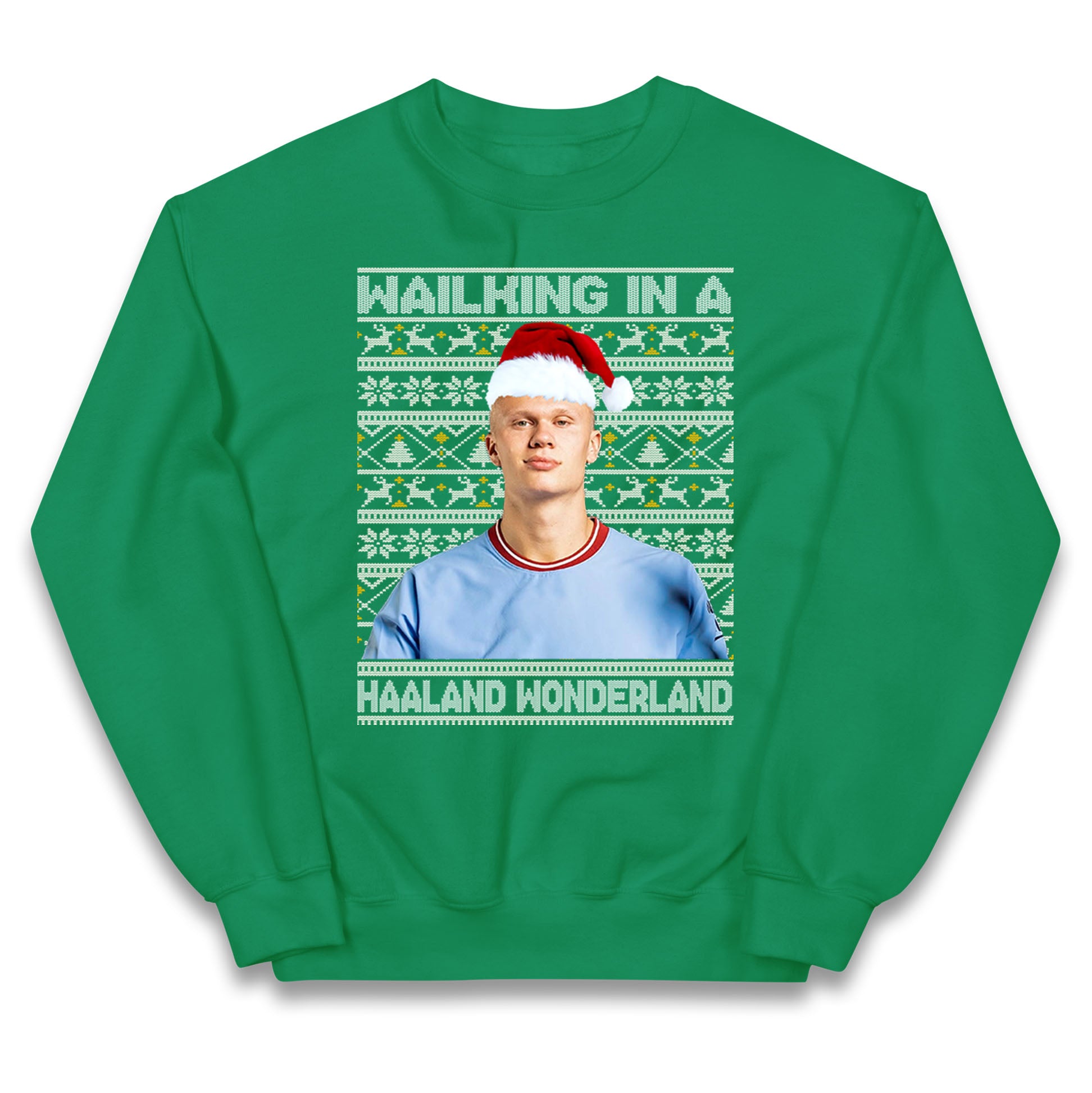 erling haaland christmas jumper