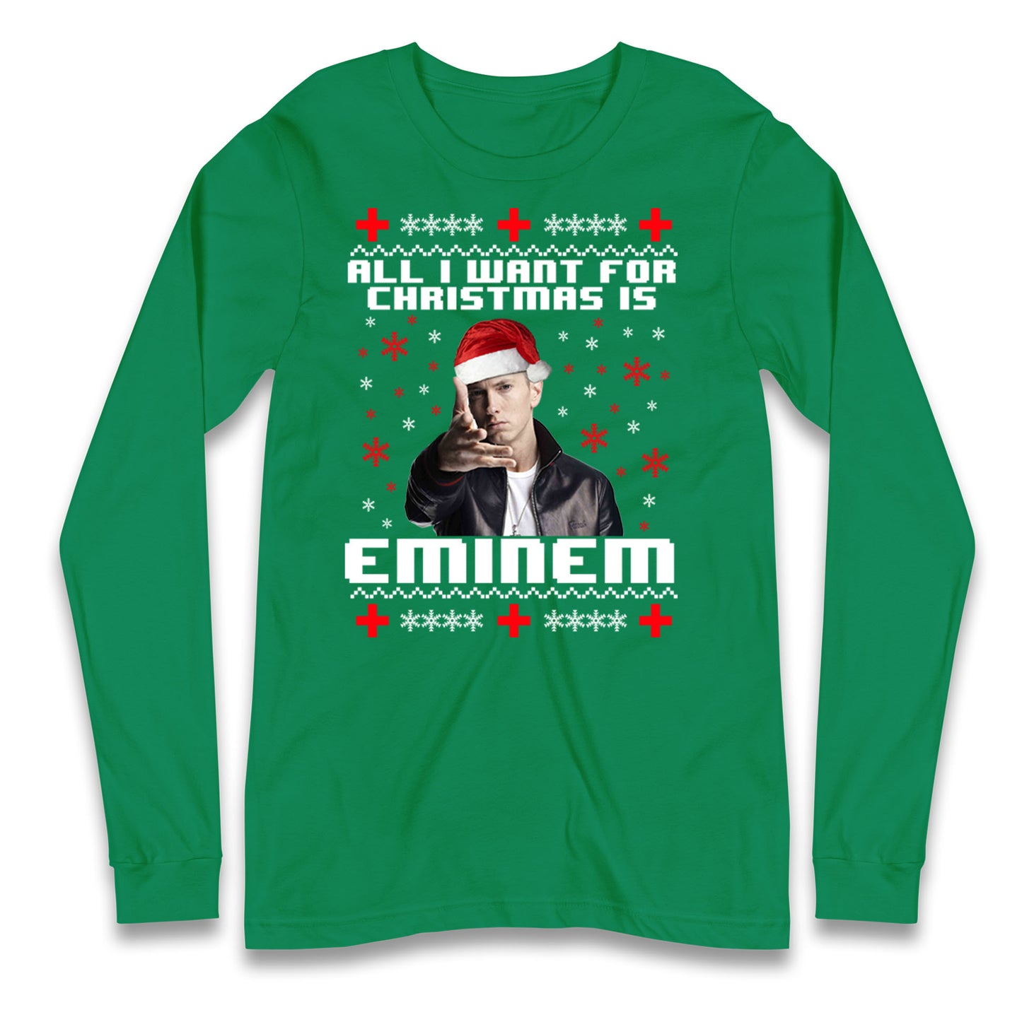 eminem christmas long sleeve t shirt