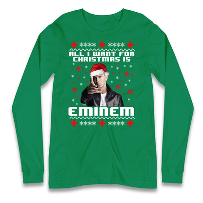 eminem christmas long sleeve t shirt