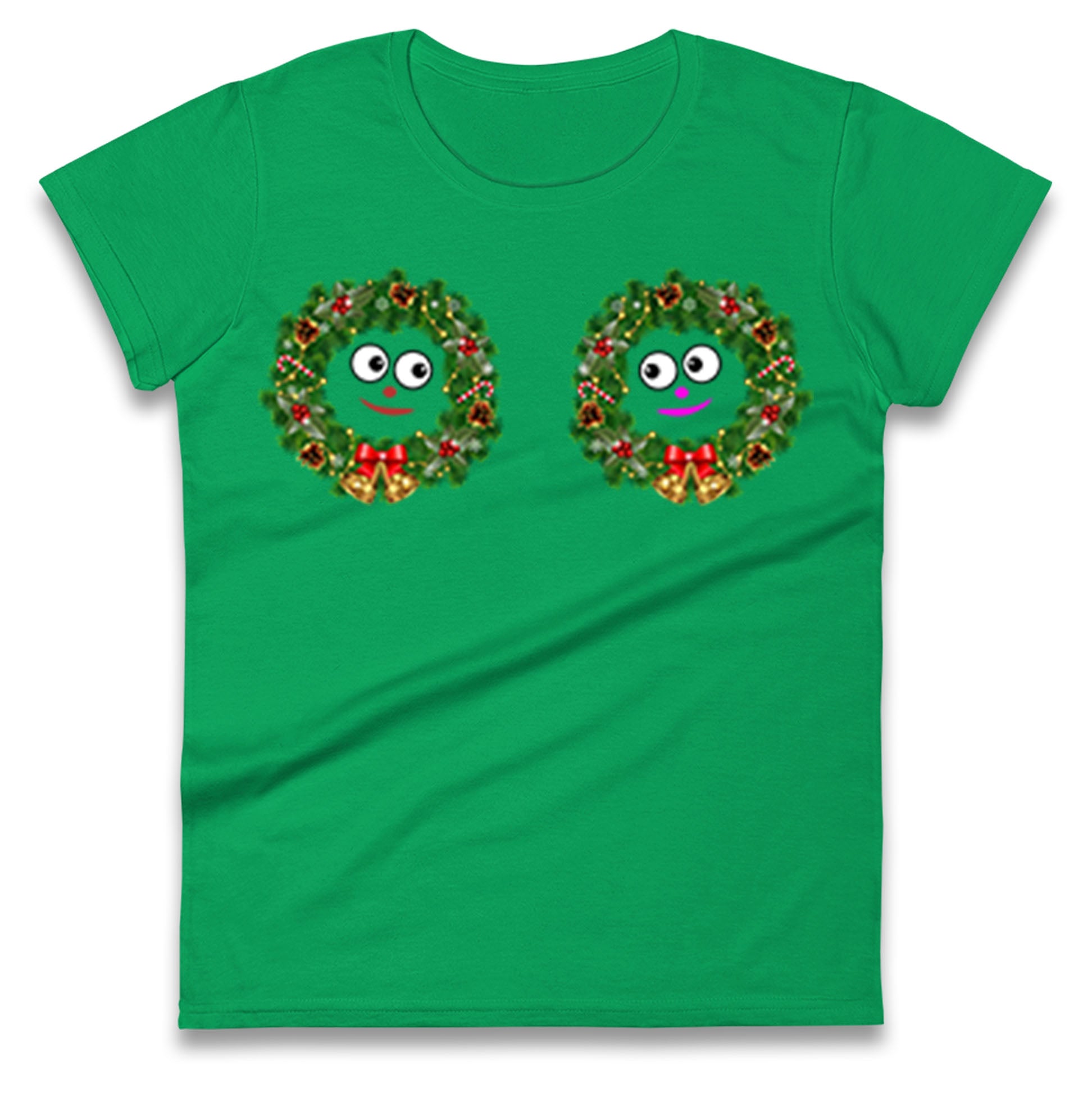Christmas Decoration Rings Smiley Funny T Shirt