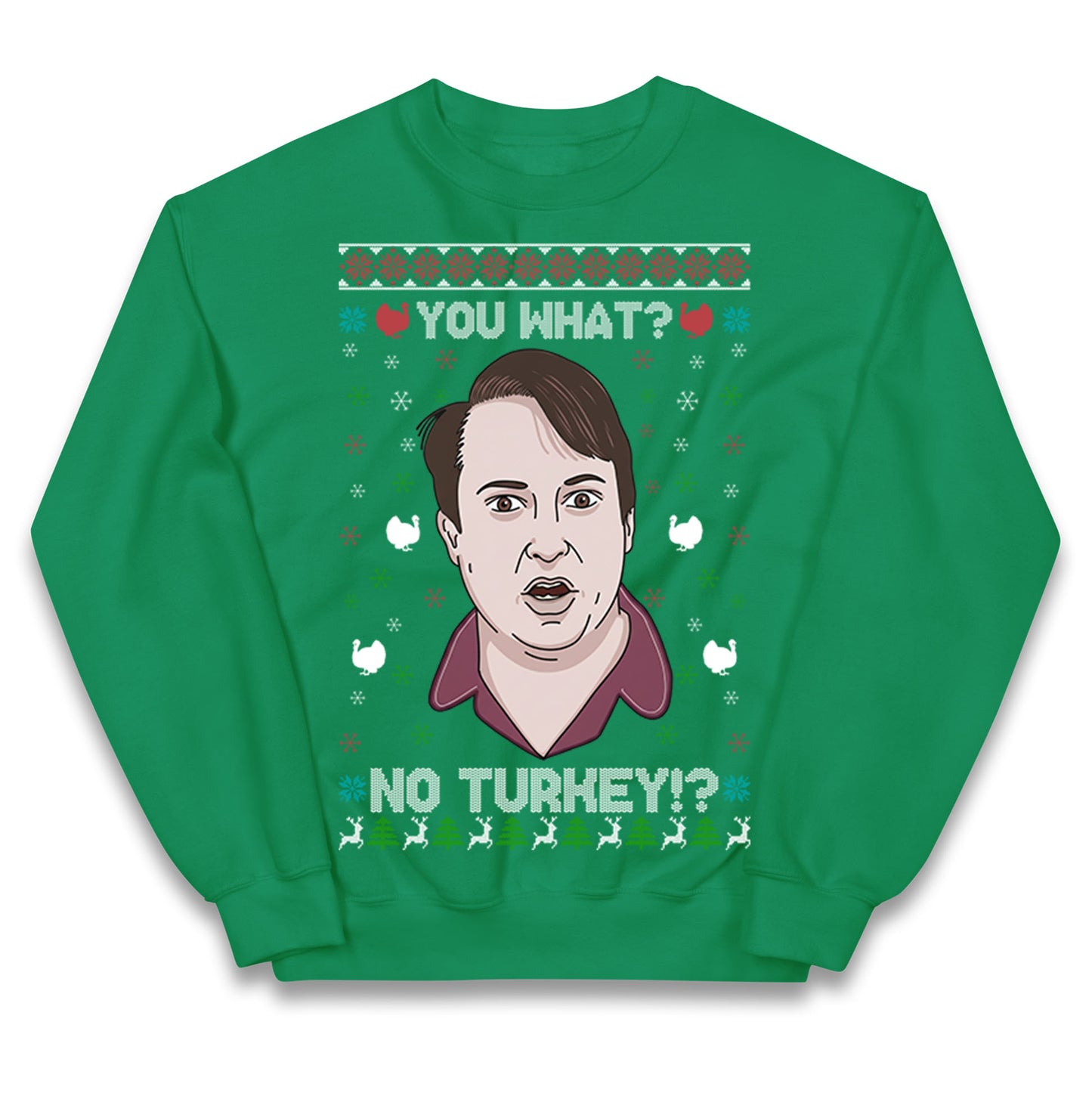 Peep Show Christmas Kids Jumper