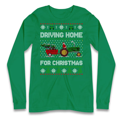 John Deere Christmas Longsleeve T Shirt 