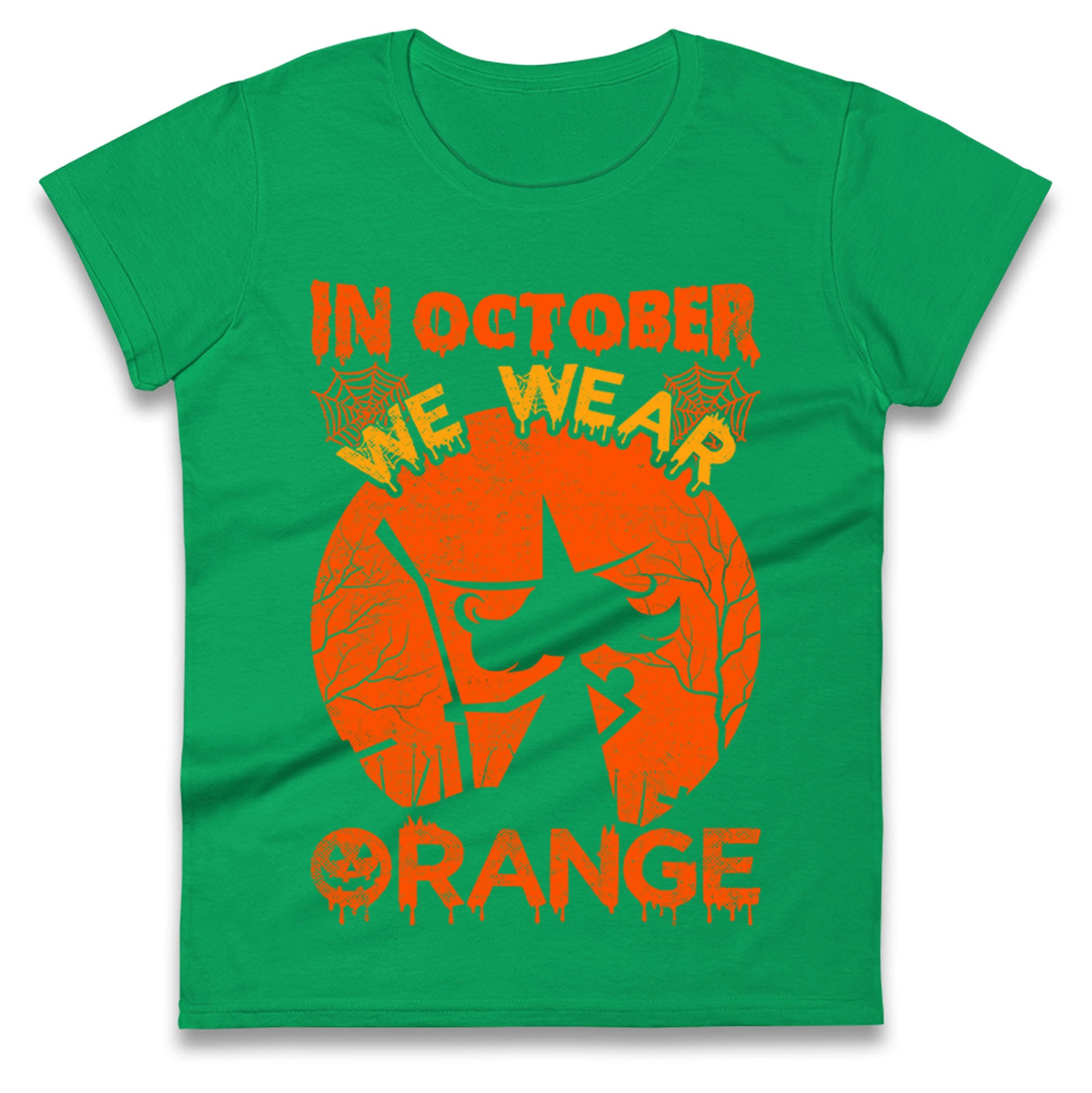 In October We Wear Orange Halloween t shirt
