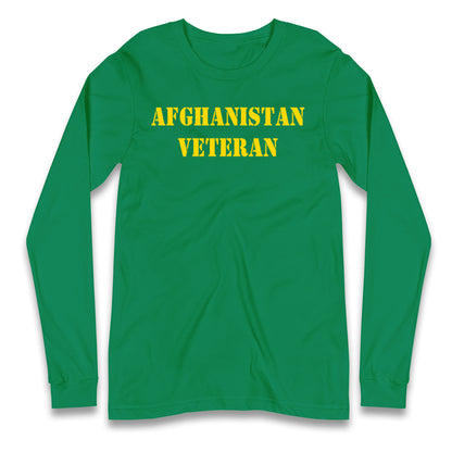Afghanistan Veteran Longsleeve T Shirt
