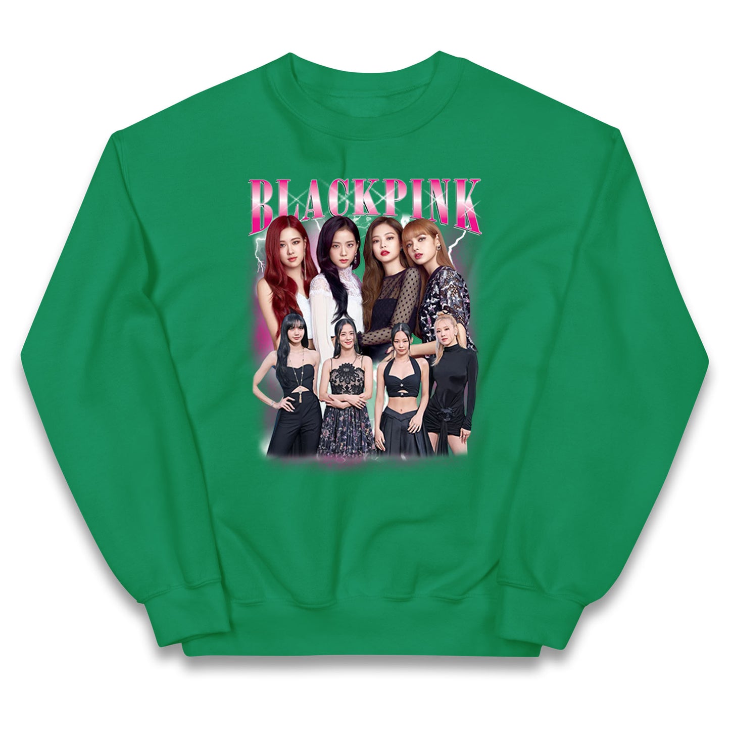 Black Pink Kids Jumper