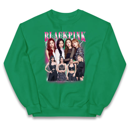 Black Pink Kids Jumper