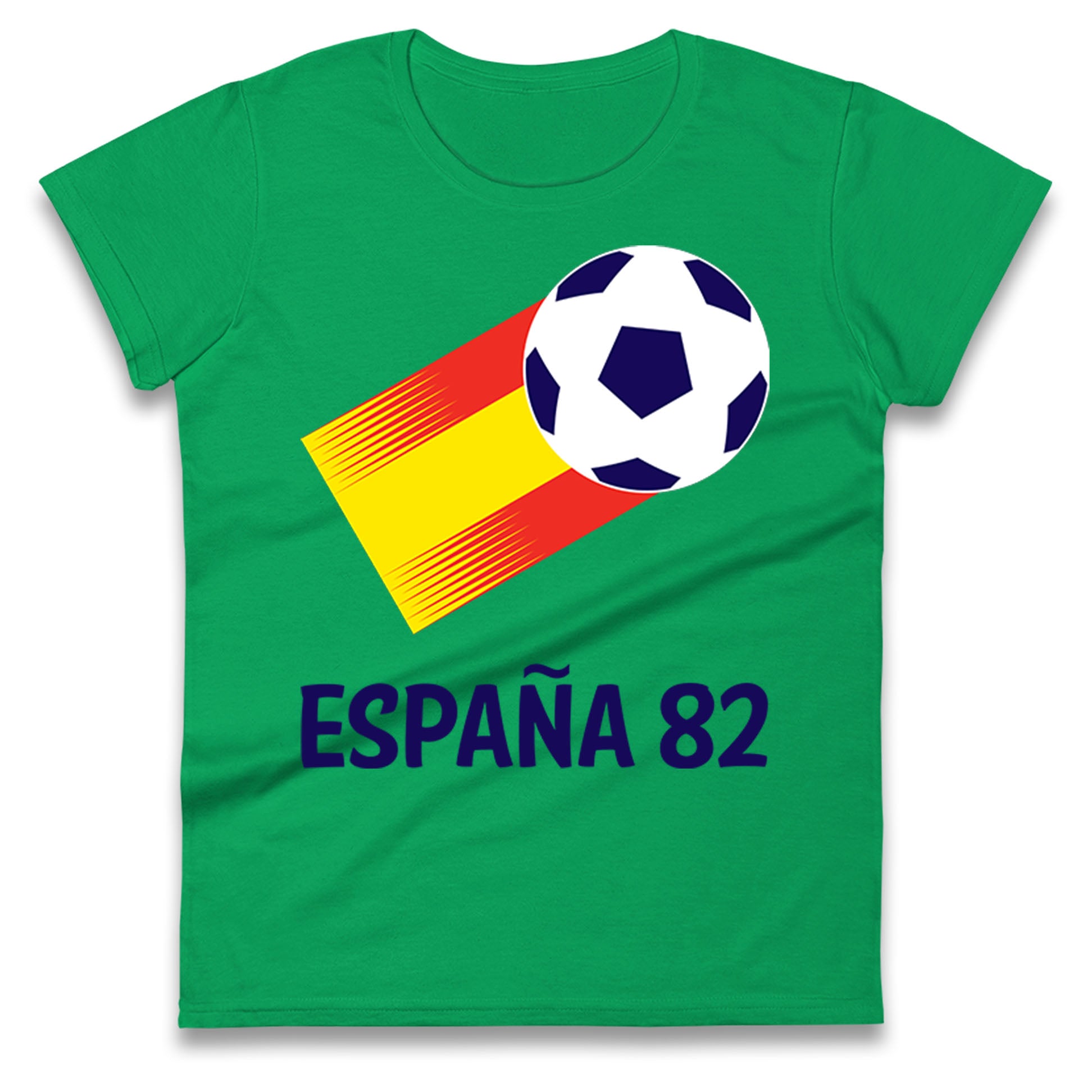 Spain 82 Naranjito Ladies T Shirt