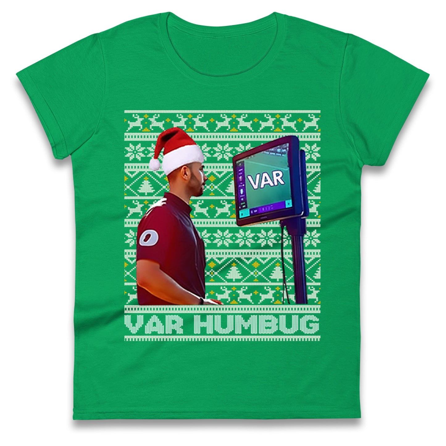 VAR Christmas Ladies T Shirt