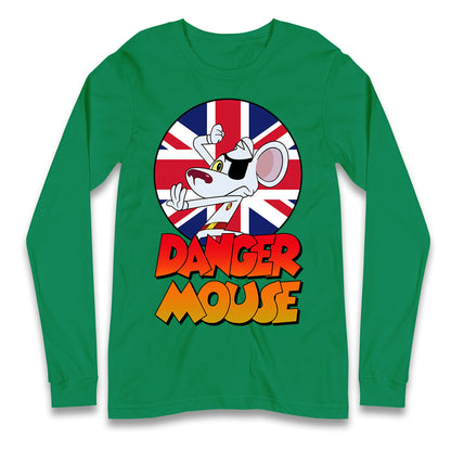 Danger Mouse Union Jack Longsleeve T Shirt
