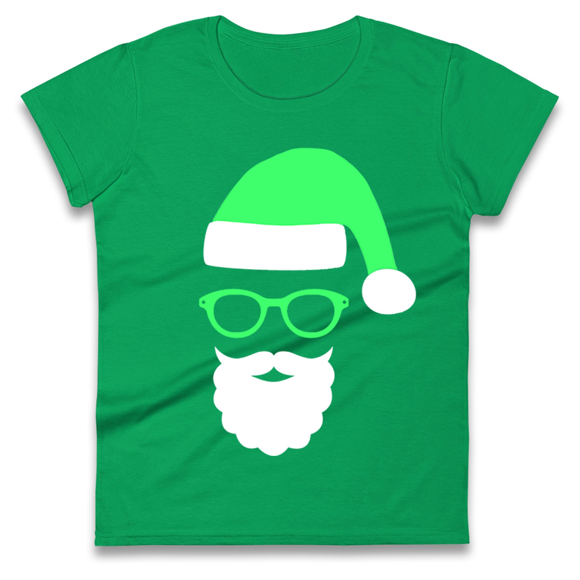 Ireland Santa Christmas Ladies T Shirt