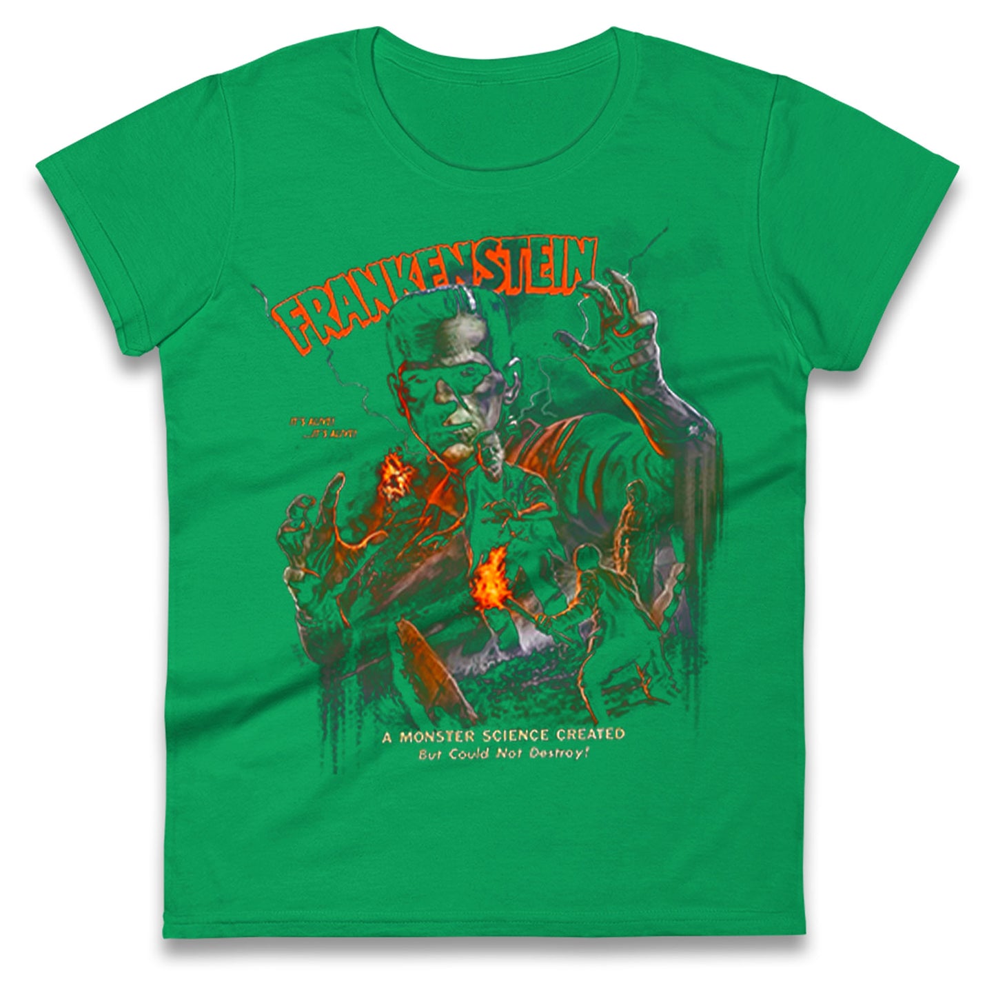Frankenstein It's Alive Ladies T Shirt