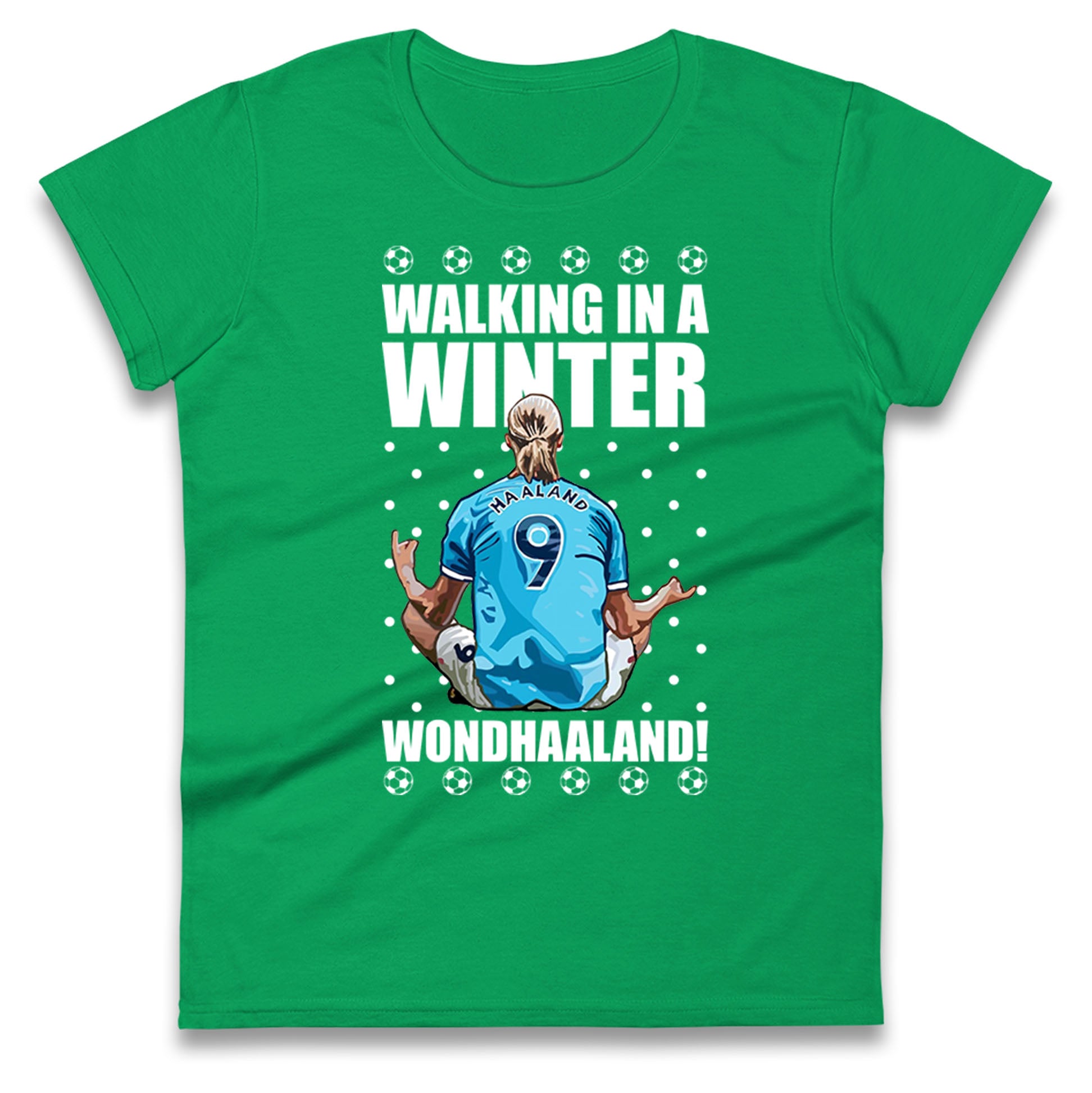 erling haaland christmas womens t shirt