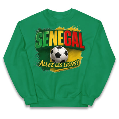 Senegal Retro World Cup Kids Jumper
