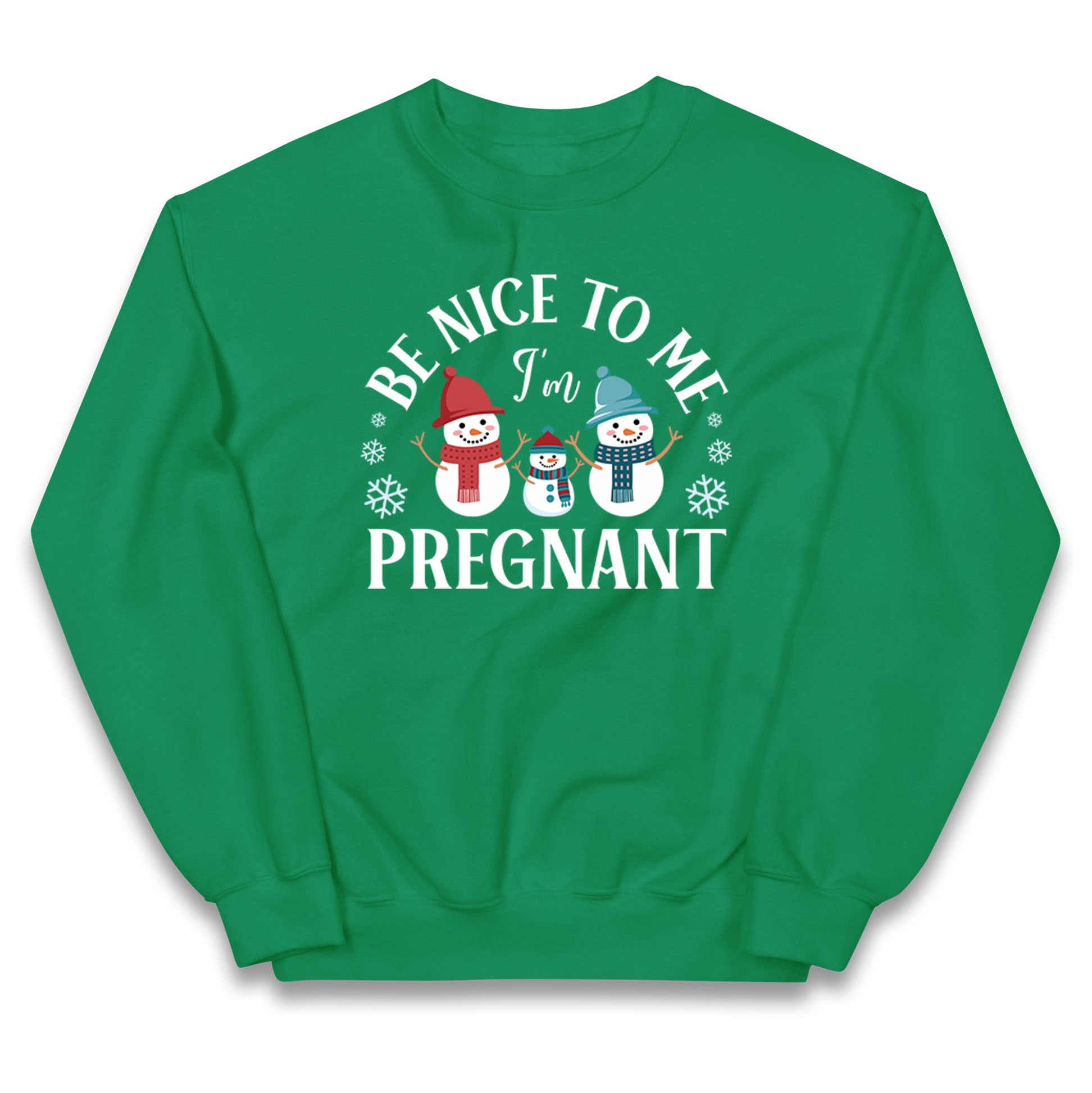 Pregnant At Christmas Kids Jumper