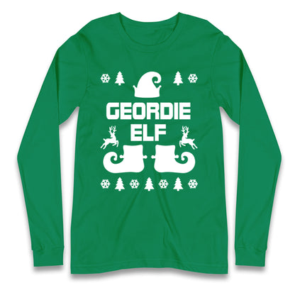 Geordie Christmas Longsleeve T Shirt