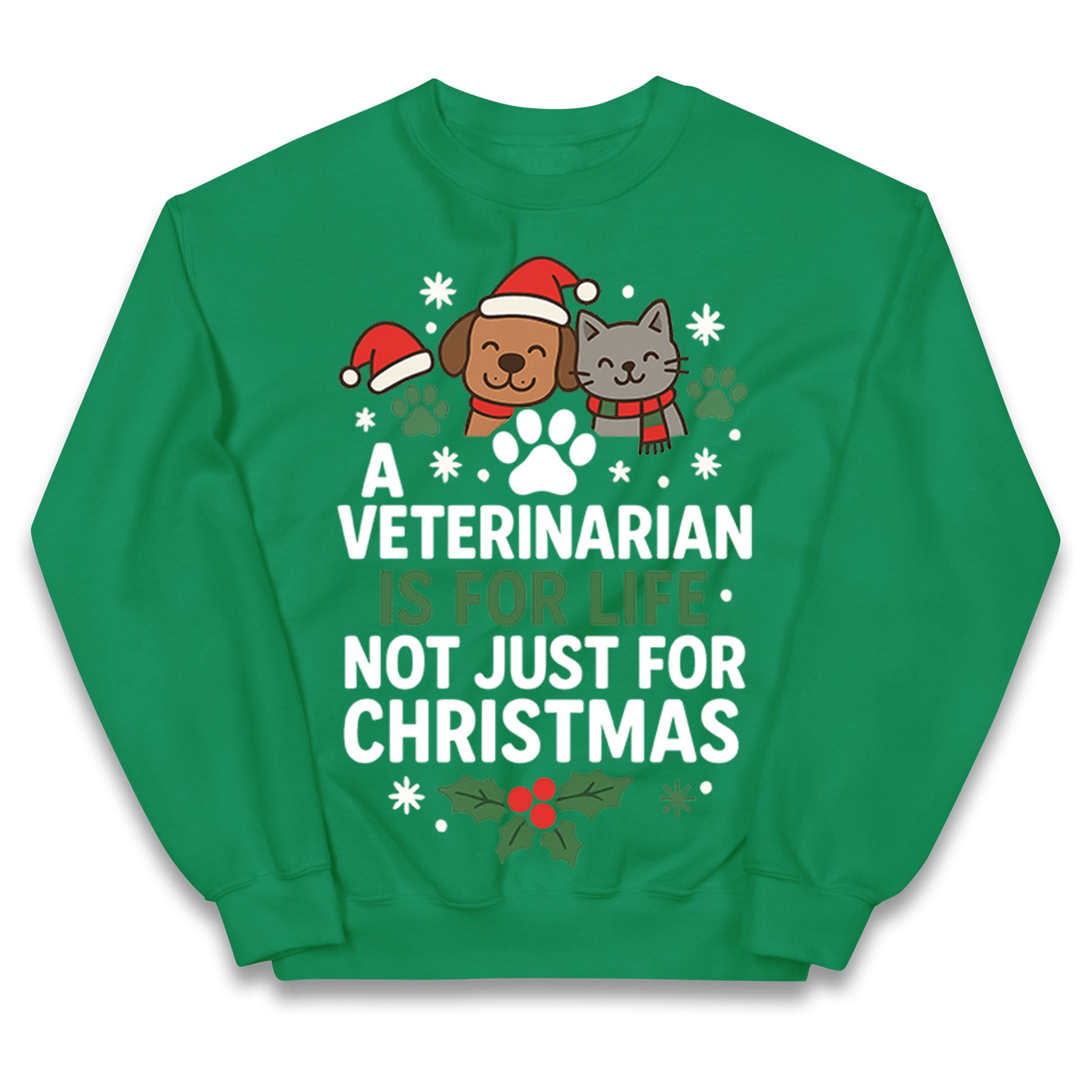 Veterinarian Christmas Kids Jumper