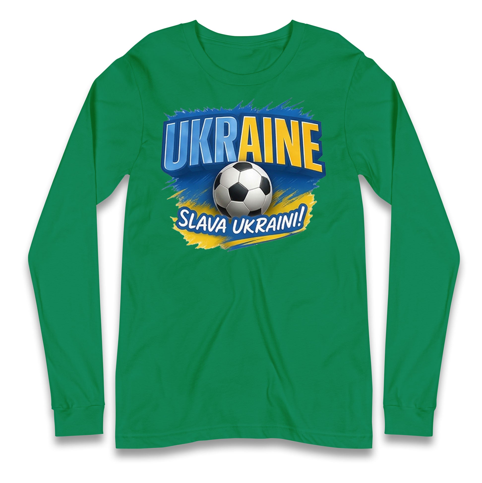 Ukraine Retro World Cup Longsleeve T Shirt 