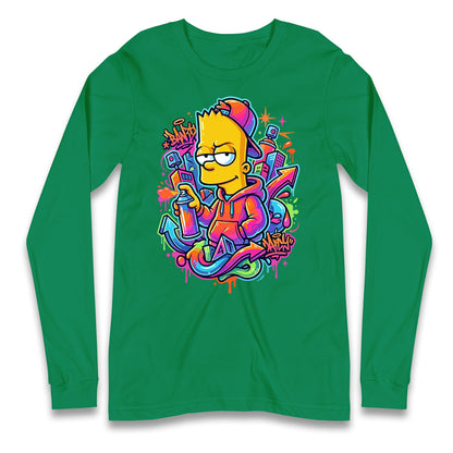 Bart Simpson Longsleeve T Shirt