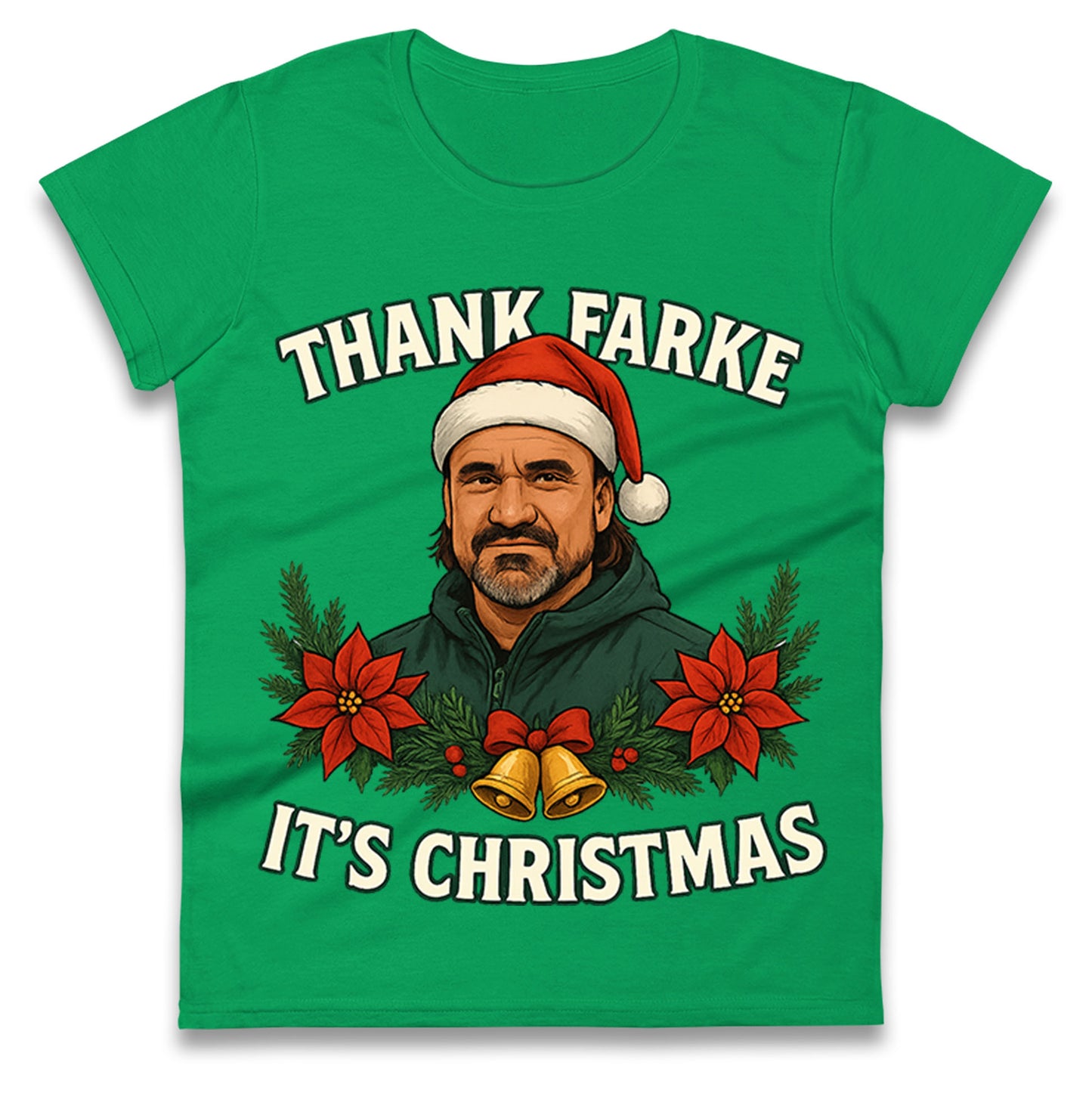 Leeds Utd Christmas Ladies T Shirt