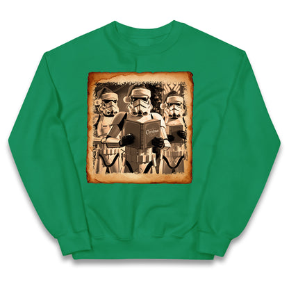 Stormtrooper Christmas Kids Jumper