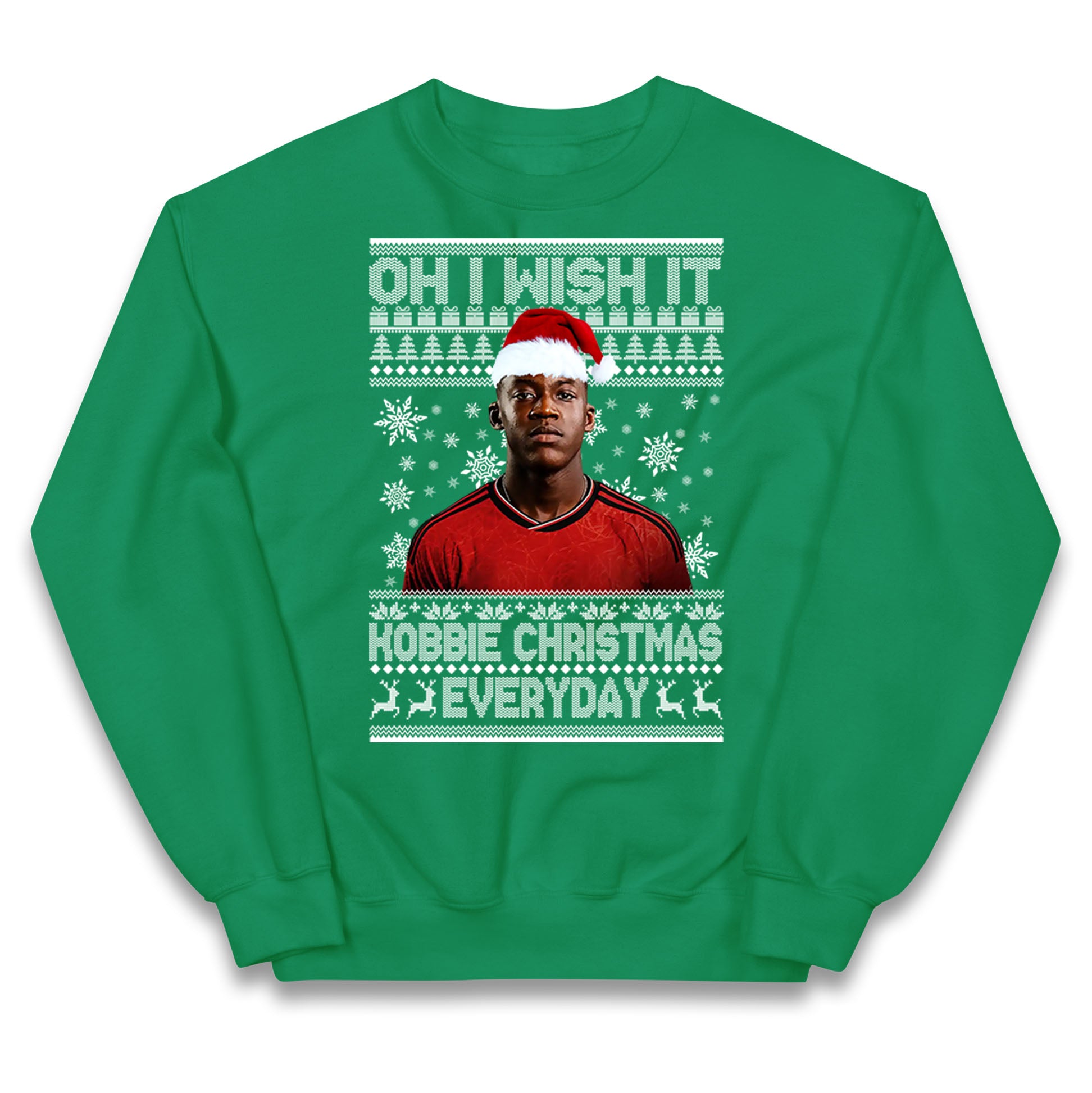 Kobbie Mainoo Christmas Kids Jumper