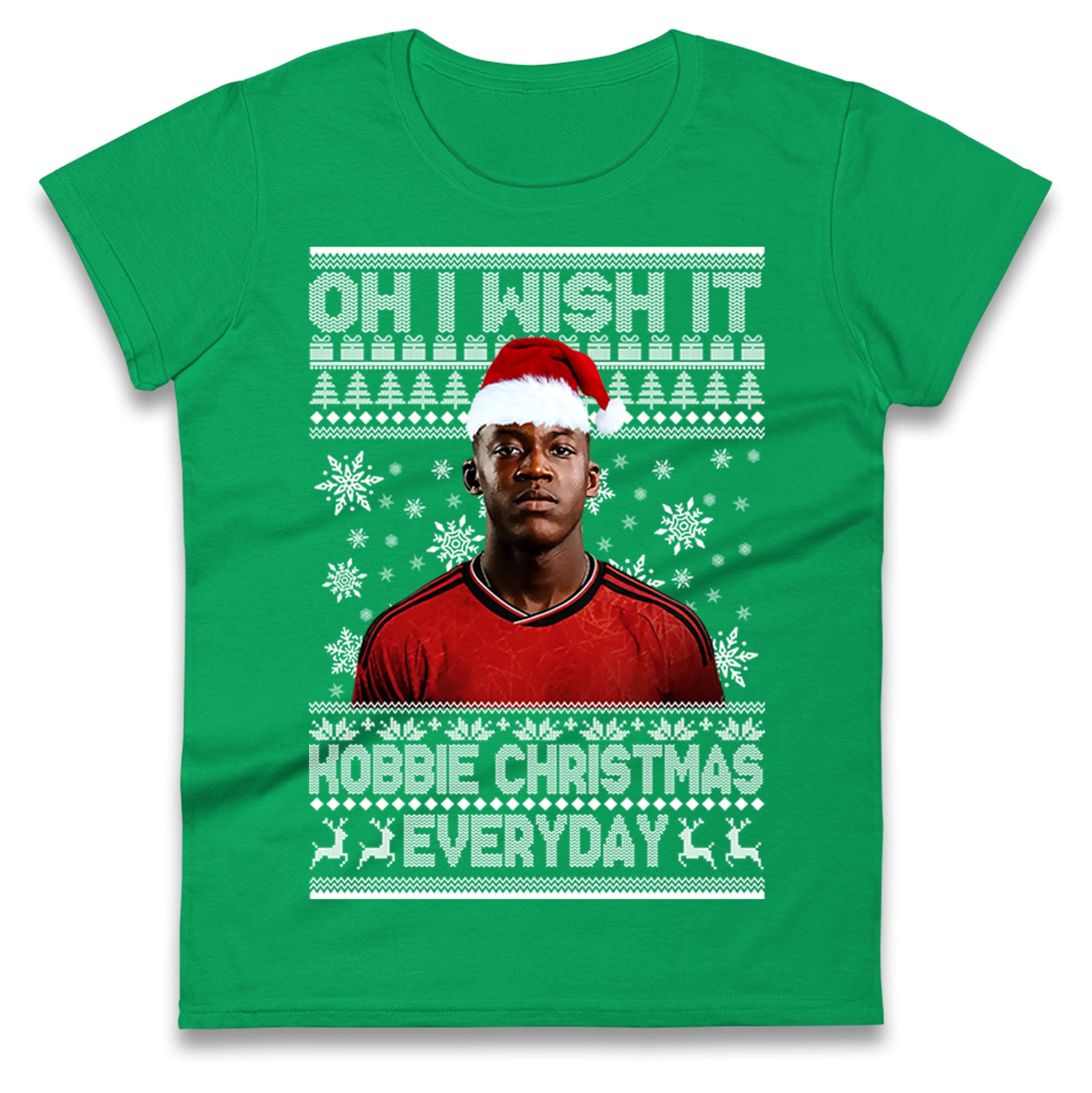 Kobbie Mainoo Christmas Ladies T Shirt