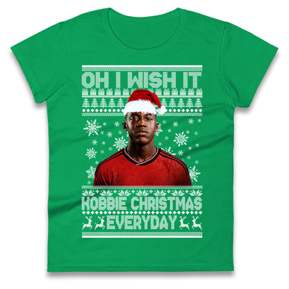 Kobbie Mainoo Christmas Ladies T Shirt