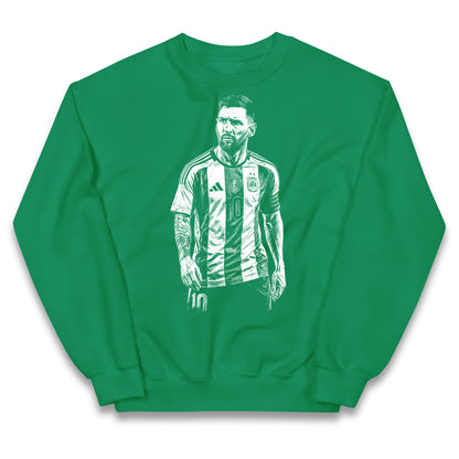 Lionel Messi Argentina Kids Jumper