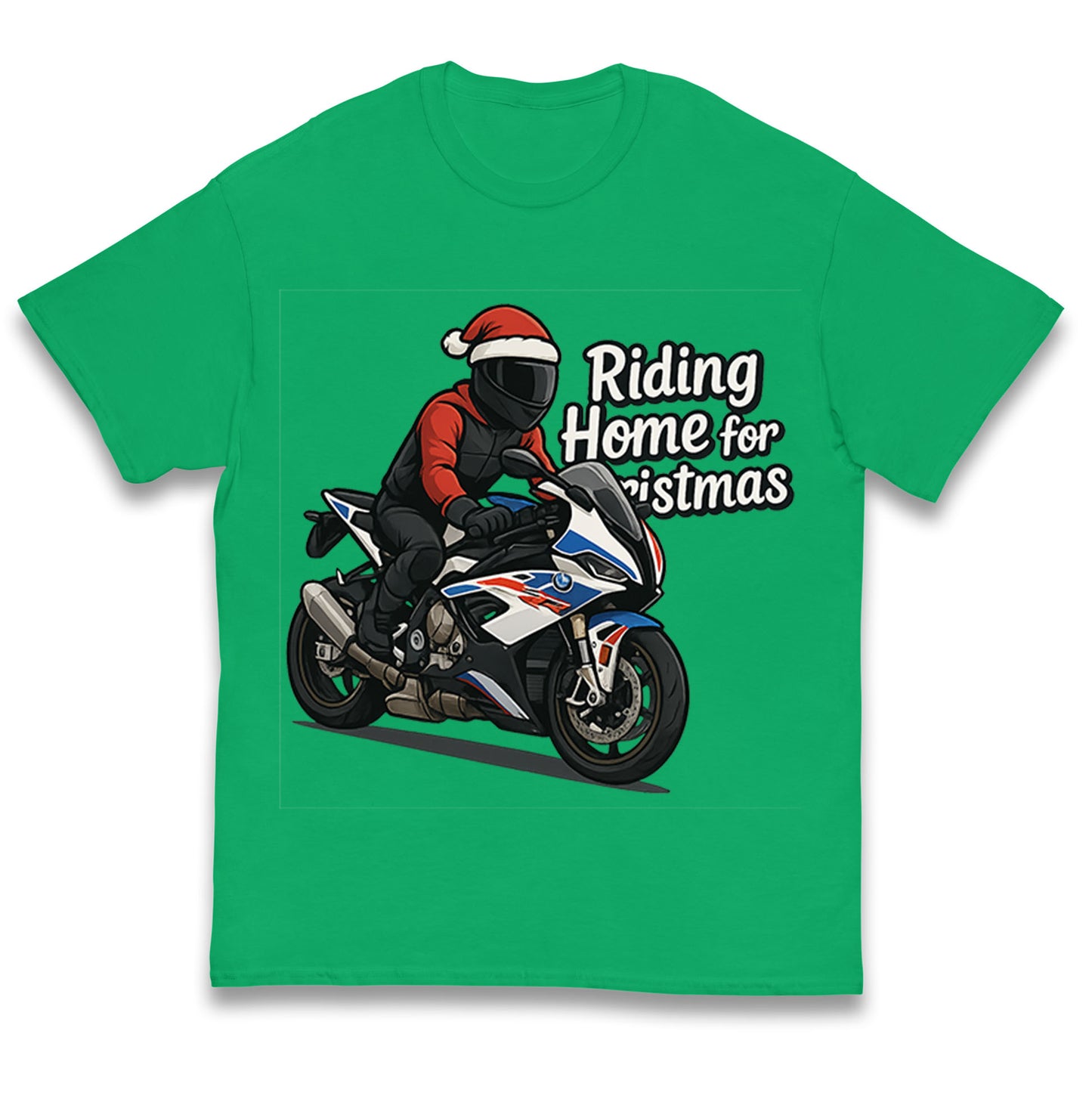 BMW S1000RR Christmas Kids T Shirt