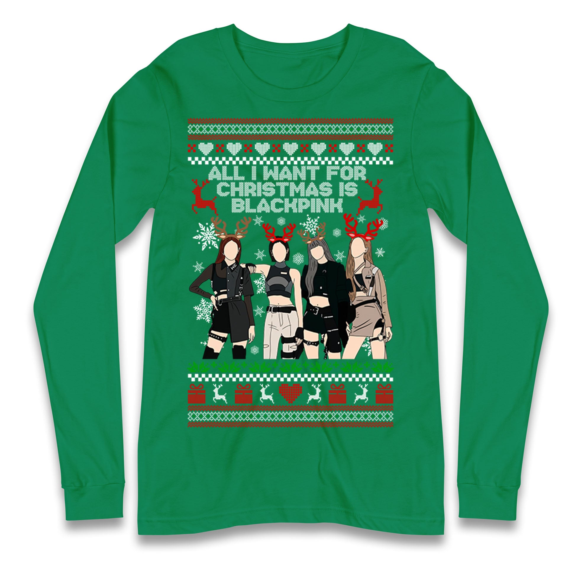 BlackPink Christmas Longsleeve T Shirt