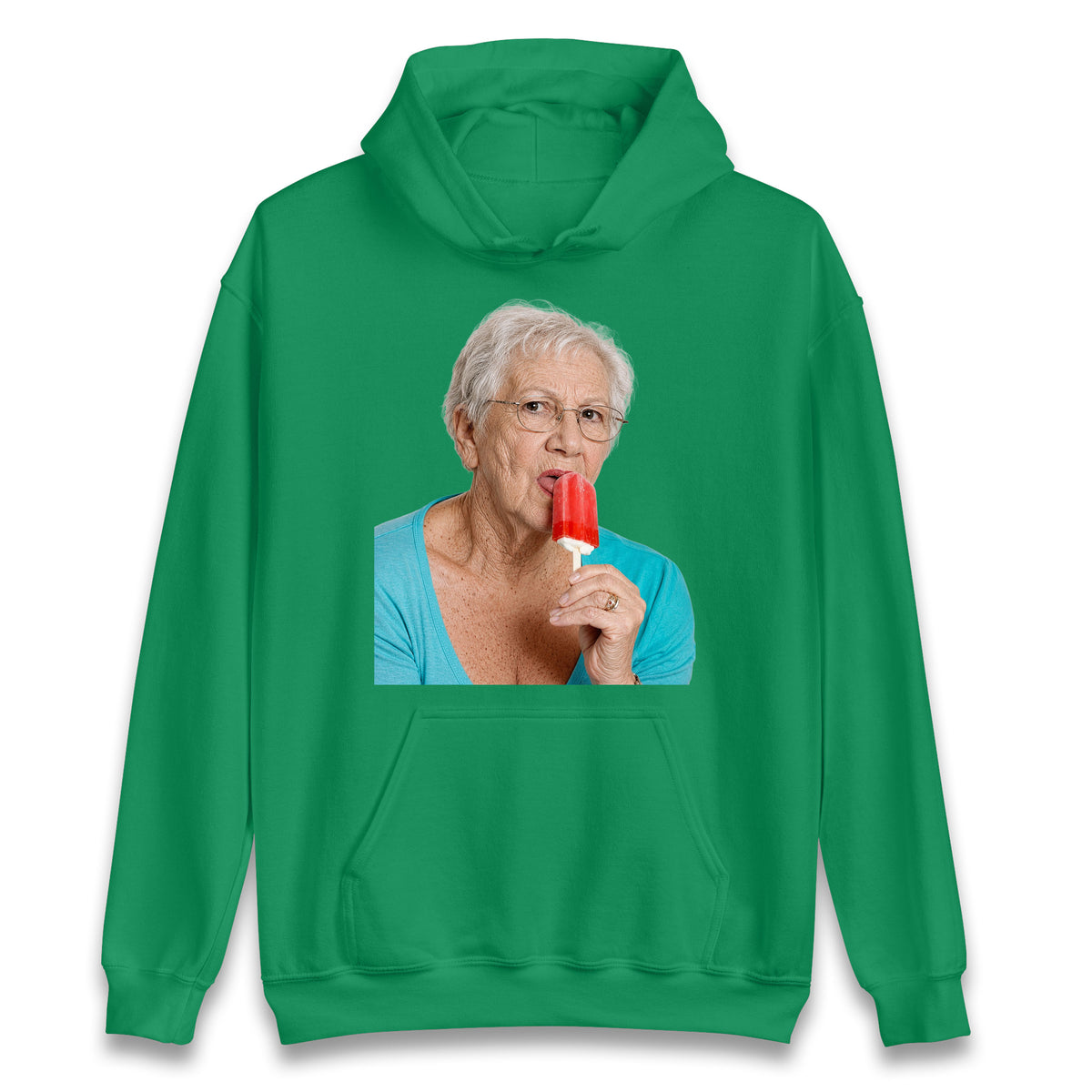 Grandma Licking Lollipop Seductively Hoodie