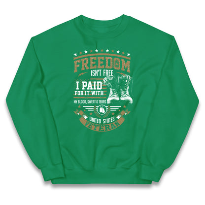 United States Veteran Kids Jumper