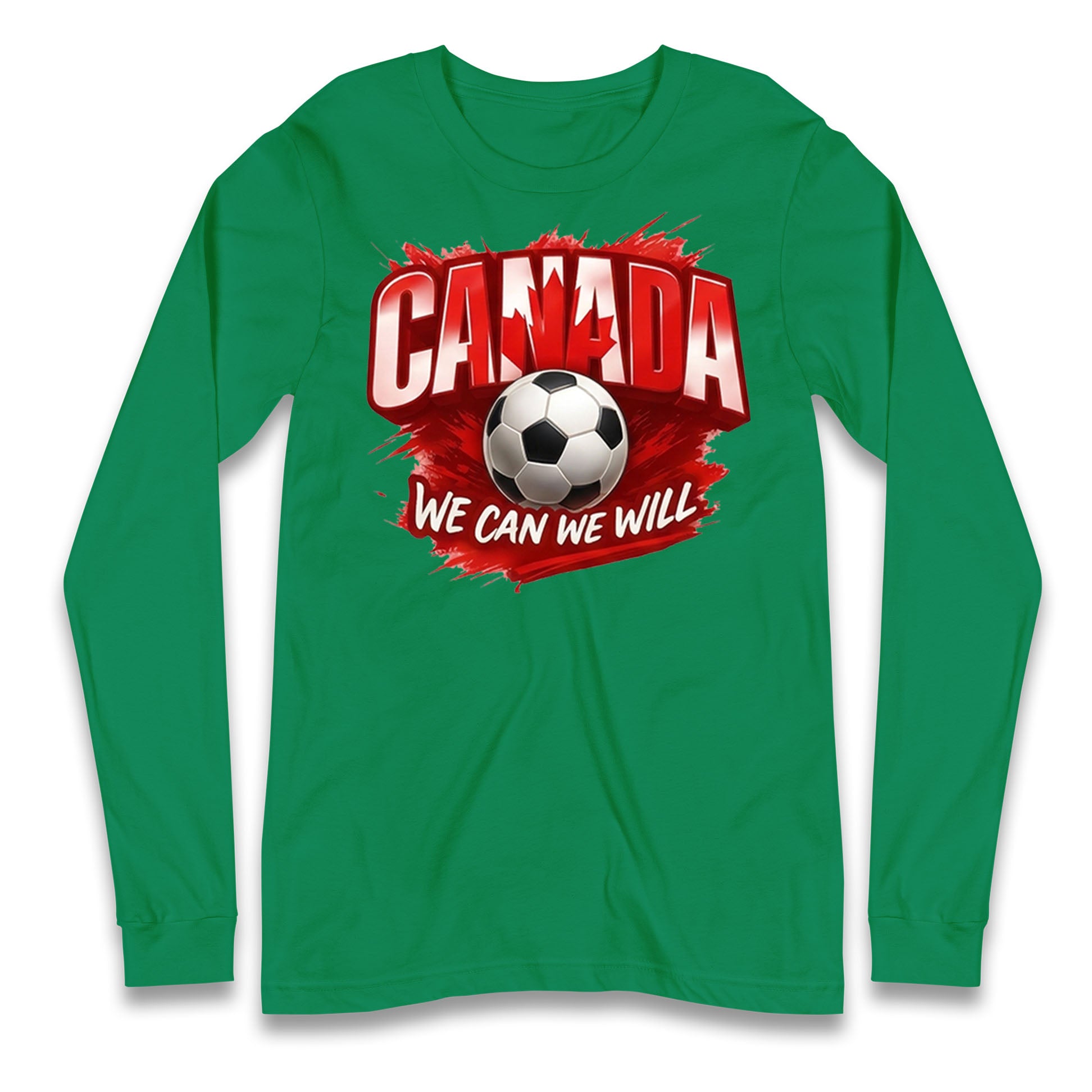 Canada Retro World Cup Longsleeve T Shirt 
