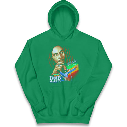 Bob Marley Iron Like A Lion Kids Hoodie