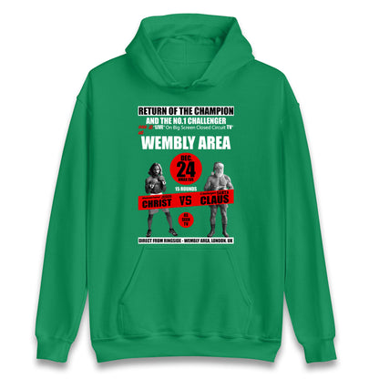 Jesus Christ Vs Santa Claus Hoodie