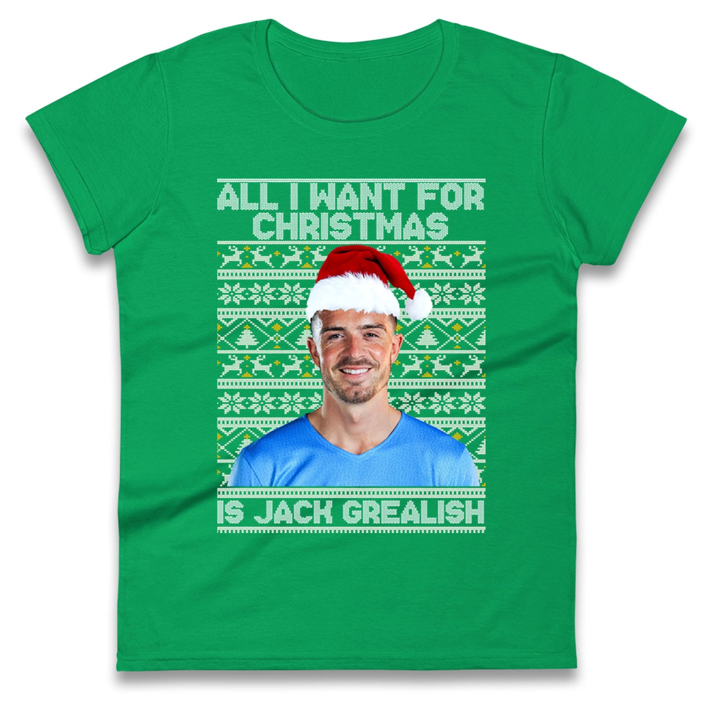 jack grealish christmas womens t shirt