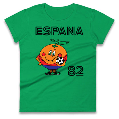 Spain 82 World Cup Ladies T Shirt