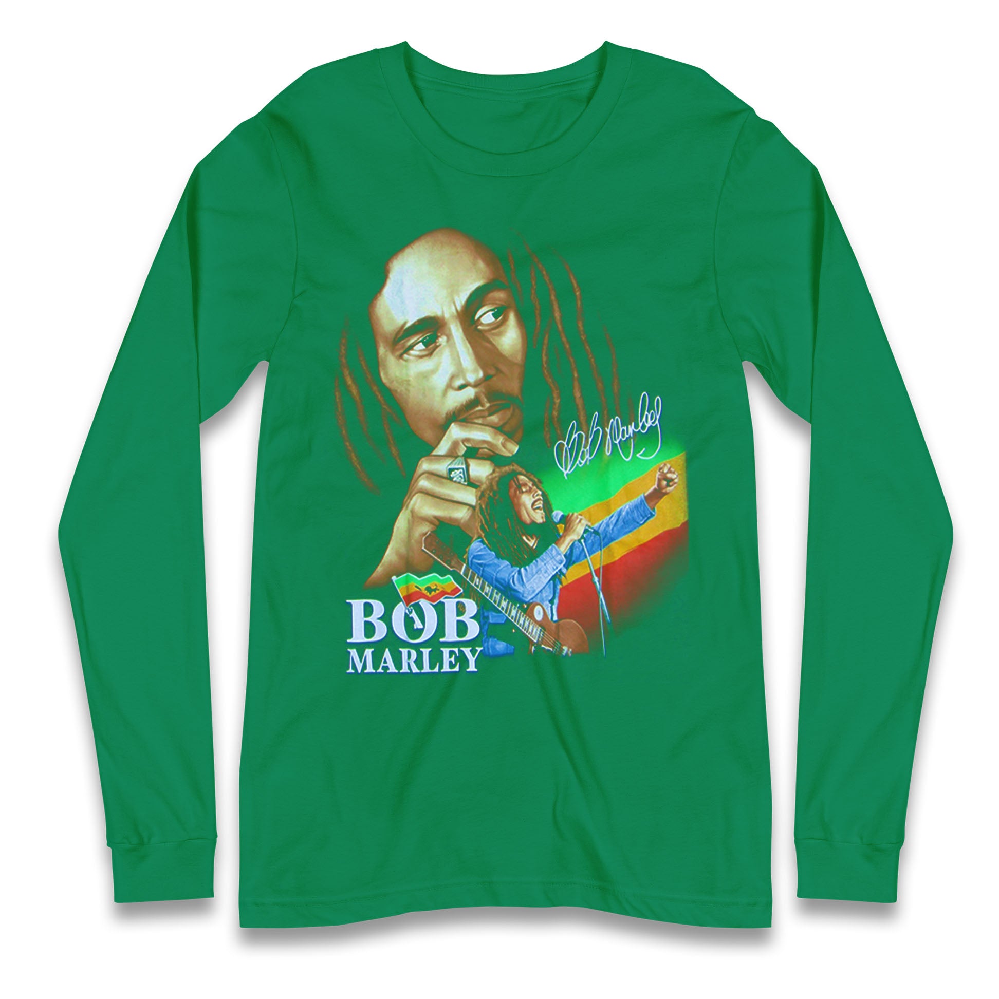 Bob Marley Iron Like A Lion Longsleeve T Shirt