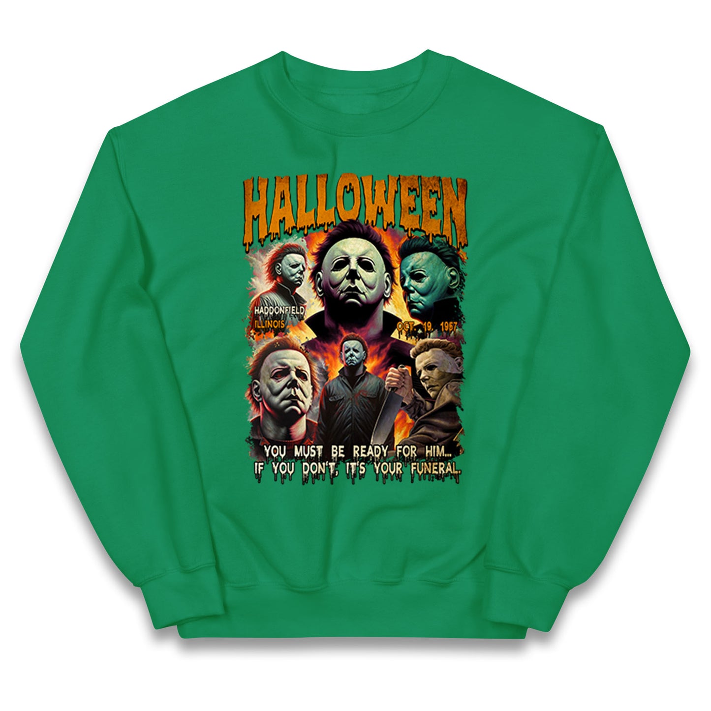Michael Myers Horror Halloween Bootleg Kids Jumper