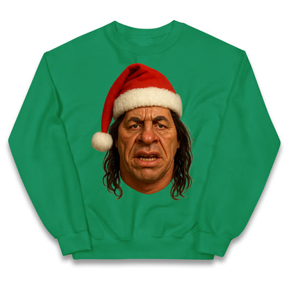 Bret Hart Christmas Kids Jumper