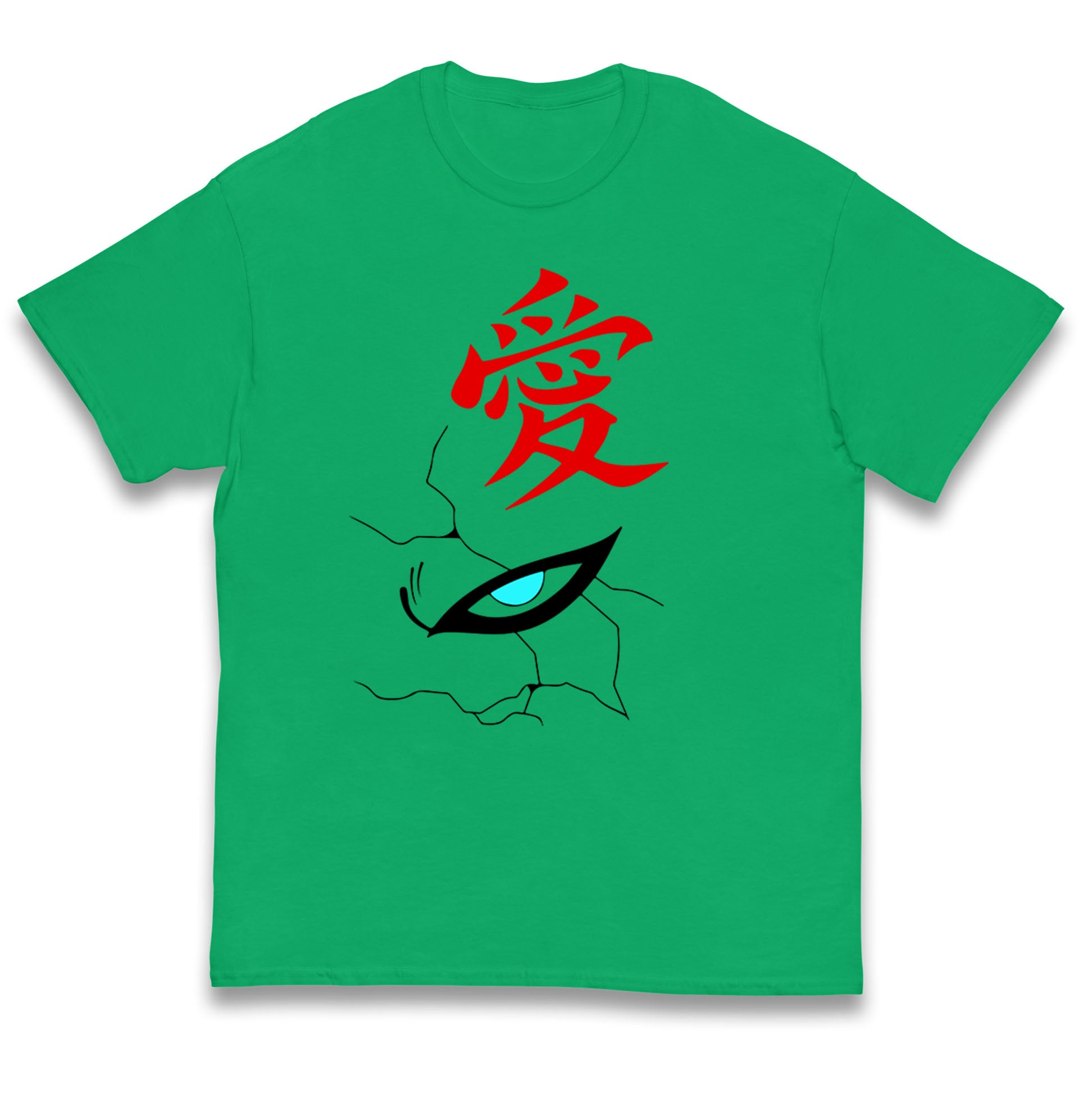 naruto shippuden gaara naruto face t shirt