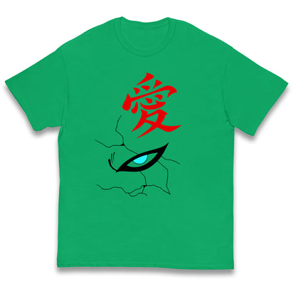 naruto shippuden gaara naruto face t shirt