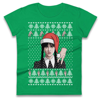 Wedensday Christmas Ladies T Shirt