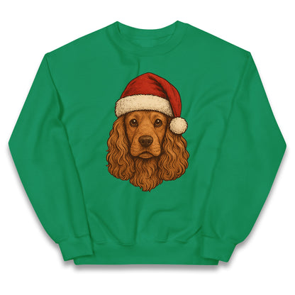 Cocker Spaniel Christmas Kids Jumper
