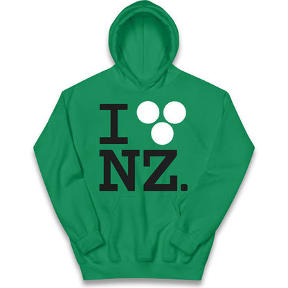 I Love NZ Orlando Bloom Huffer Kids Hoodie