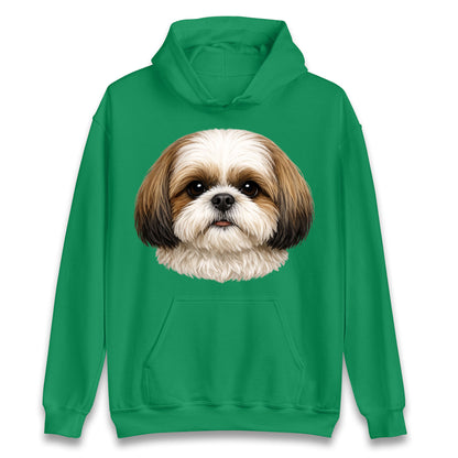 Shih Tzu Face Hoodie