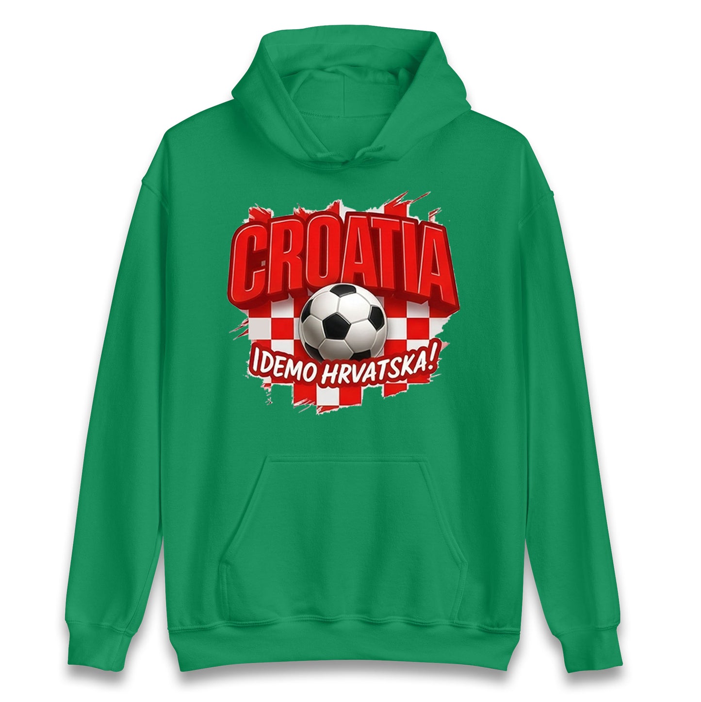 Croatia Retro World Cup Hoodie