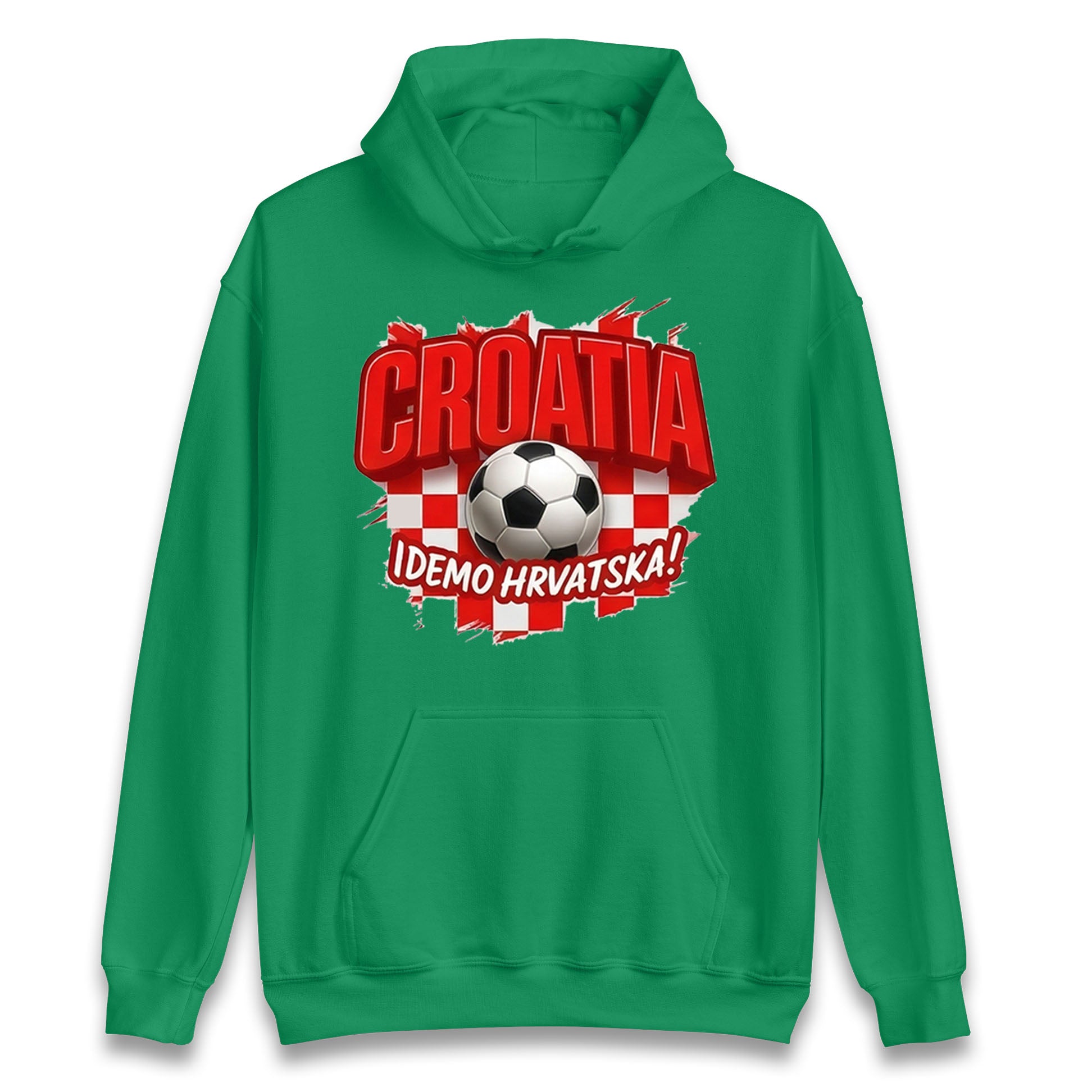 Croatia Retro World Cup Hoodie